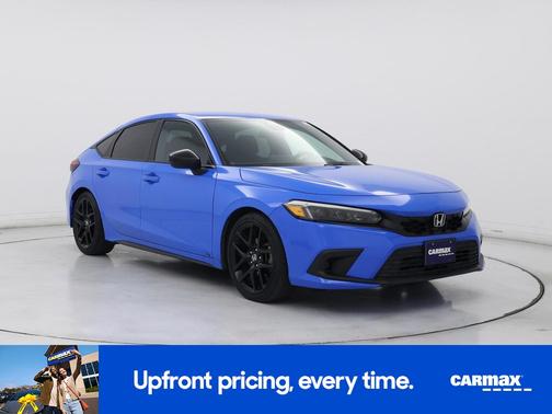 Blue 2022 Honda Civic Sport