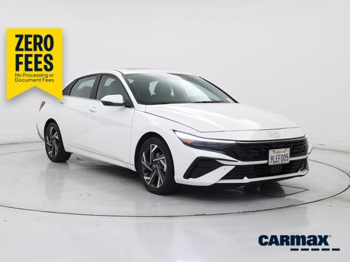 White 2024 Hyundai ELANTRA HEV Limited