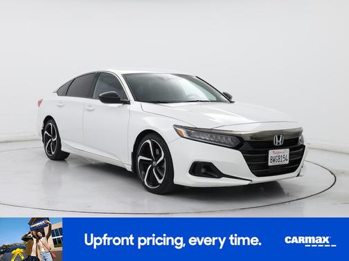 White 2021 Honda Accord Sport