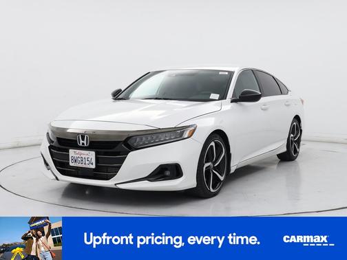 White 2021 Honda Accord Sport
