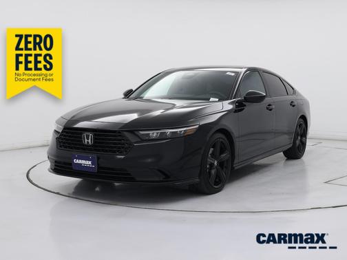 Black 2025 Honda Accord Hybrid Sport-L