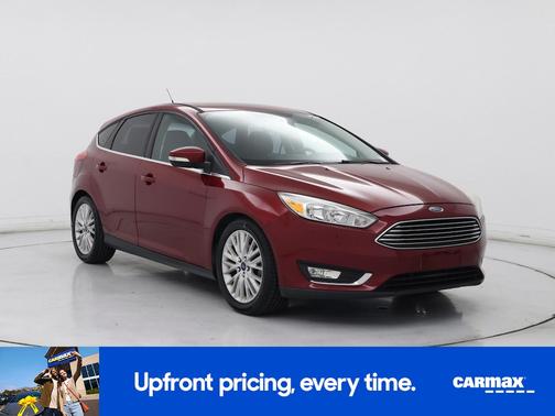 Red 2016 Ford Focus Titanium