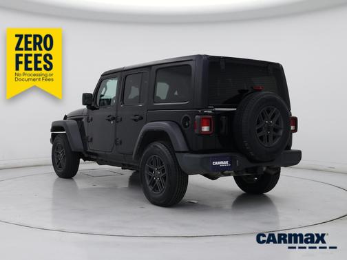 Black 2024 Jeep Wrangler Sport S