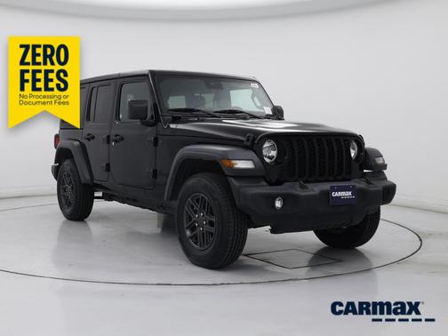 Black 2024 Jeep Wrangler Sport S