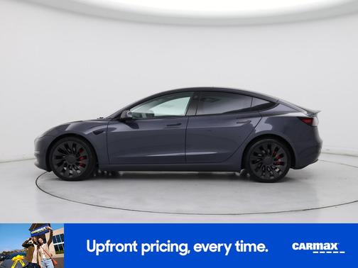 Gray 2023 Tesla Model 3 Performance