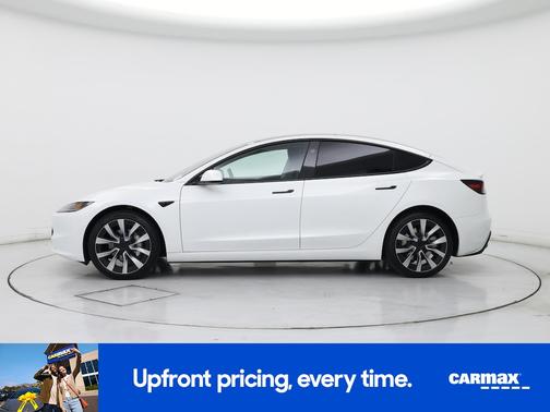 White 2025 Tesla Model 3 Long Range