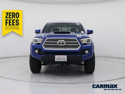 Blue 2016 Toyota Tacoma TRD Sport