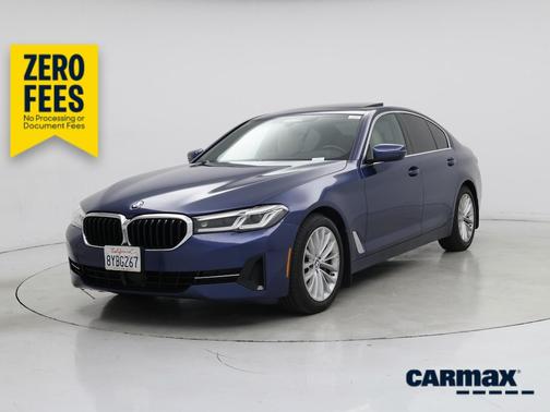 Blue 2022 BMW 530 I