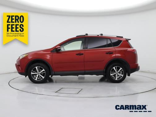 Red 2017 Toyota RAV4 XLE