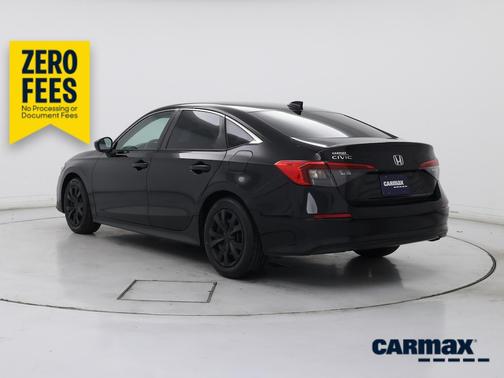 Black 2023 Honda Civic LX