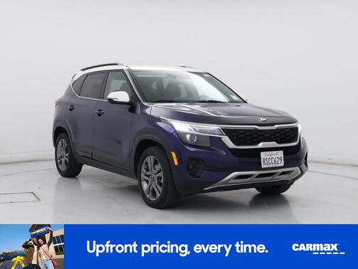 Blue 2021 Kia Seltos S