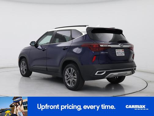 Blue 2021 Kia Seltos S