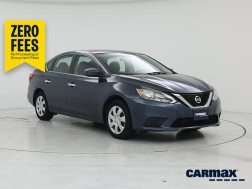Blue 2017 Nissan Sentra SV
