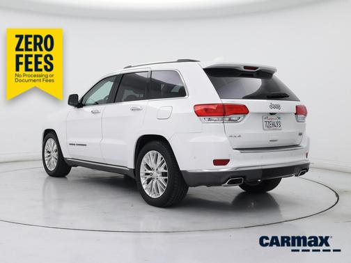 White 2017 Jeep Grand Cherokee Summit
