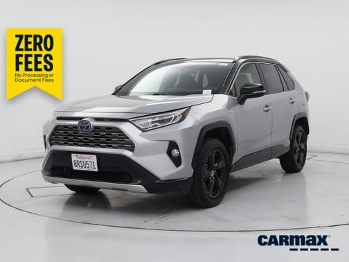 Gray 2020 Toyota RAV4 Hybrid XSE