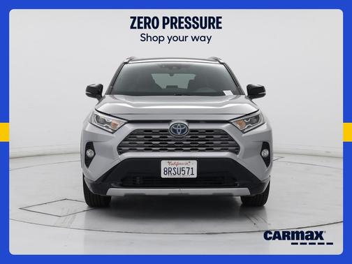 Gray 2020 Toyota RAV4 Hybrid XSE