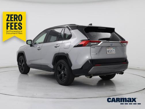Gray 2020 Toyota RAV4 Hybrid XSE