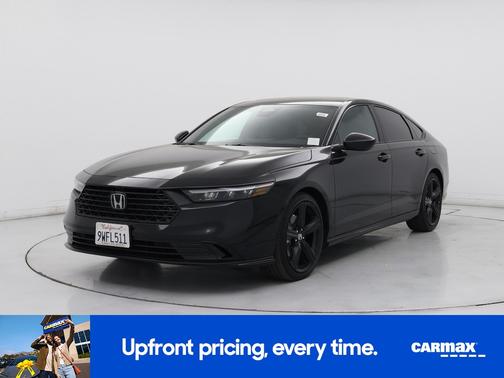Black 2025 Honda Accord Hybrid Sport-L