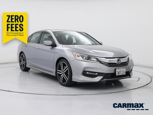 Silver 2017 Honda Accord Sport SE