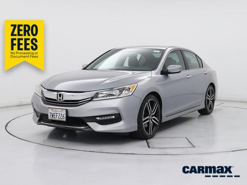 Silver 2017 Honda Accord Sport SE