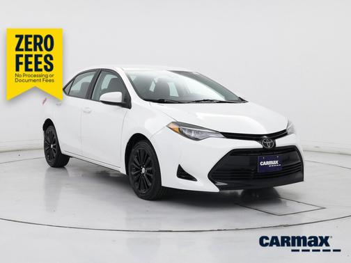 White 2017 Toyota Corolla LE