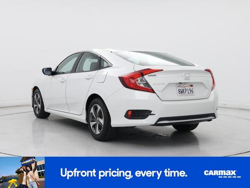 White 2021 Honda Civic LX