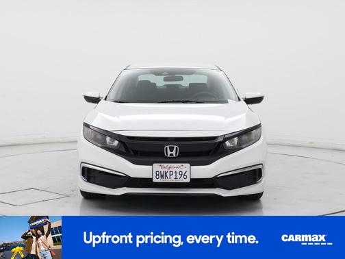 White 2021 Honda Civic LX