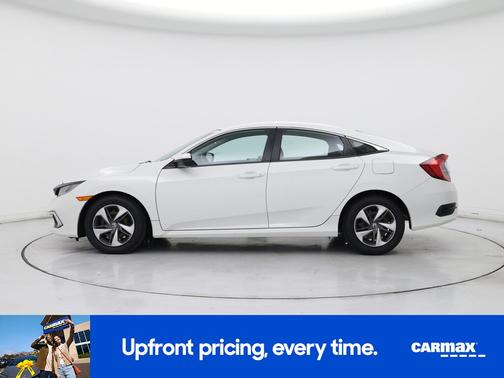 White 2021 Honda Civic LX