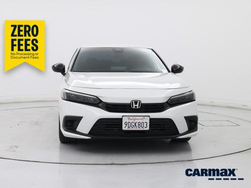 White 2022 Honda Civic Sport