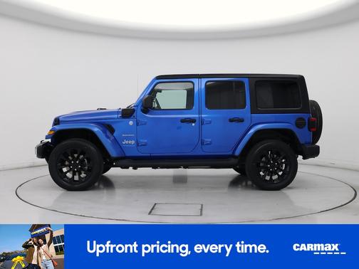 Blue 2021 Jeep Wrangler Unlimited 4xe Unlimited Sahara