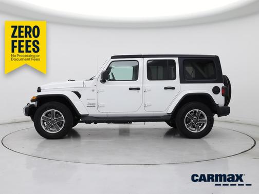 White 2021 Jeep Wrangler Unlimited Sahara