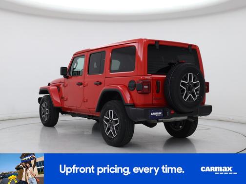 Red 2025 Jeep Wrangler Sahara