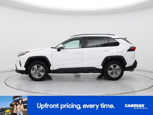 White 2023 Toyota RAV4 Hybrid LE