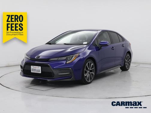 Blue 2020 Toyota Corolla SE
