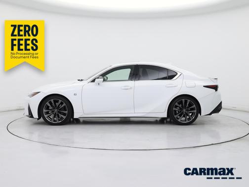 White 2023 Lexus IS 350 F-Sport