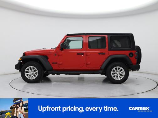 Red 2023 Jeep Wrangler Unlimited Sport S