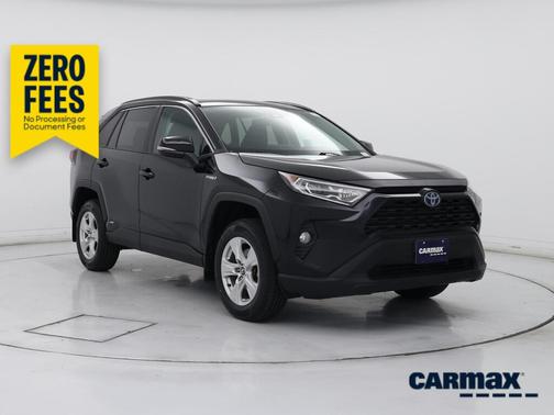 Black 2021 Toyota RAV4 Hybrid XLE