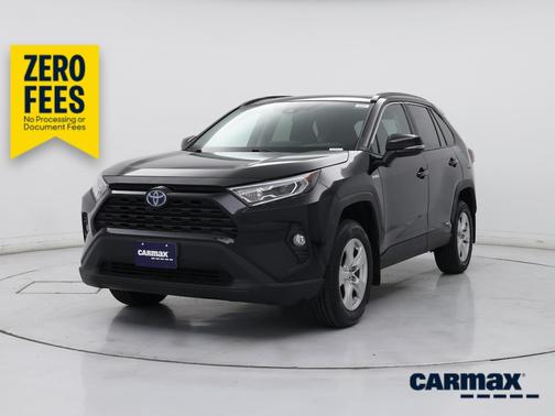 Black 2021 Toyota RAV4 Hybrid XLE