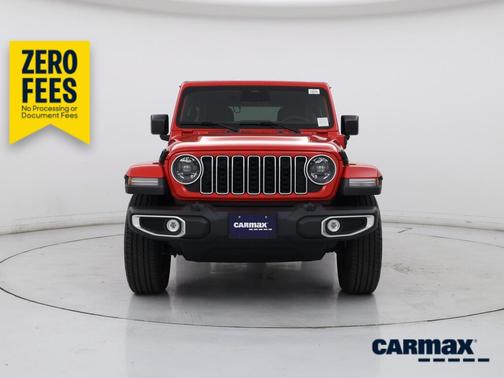 Red 2025 Jeep Wrangler 4xe Sahara