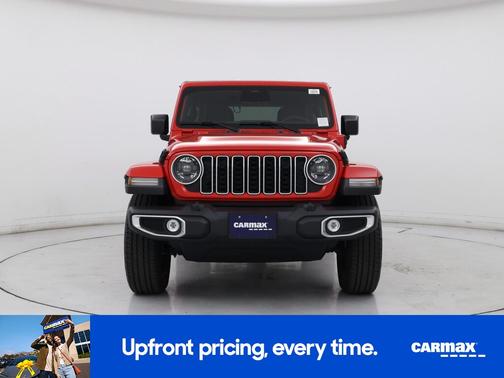 Red 2025 Jeep Wrangler 4xe Sahara