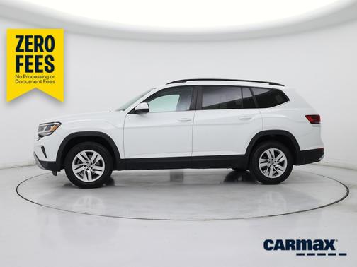 White 2021 Volkswagen Atlas S