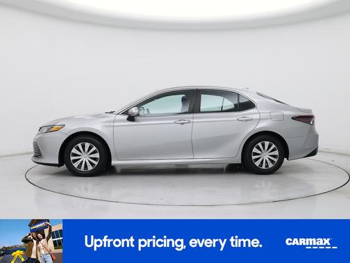 Silver 2021 Toyota Camry Hybrid LE