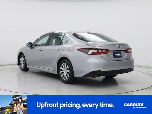 Silver 2021 Toyota Camry Hybrid LE