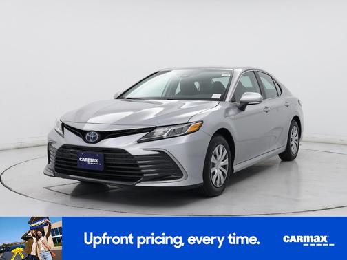 Silver 2021 Toyota Camry Hybrid LE