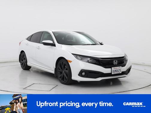 White 2020 Honda Civic Sport