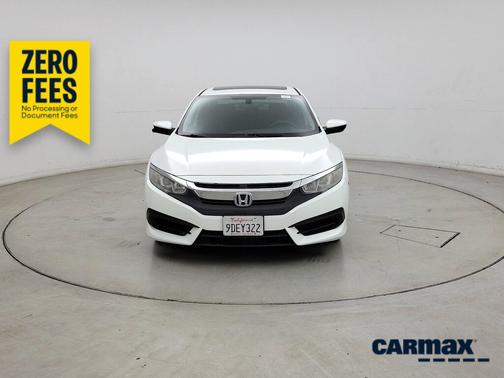 White 2016 Honda Civic EX