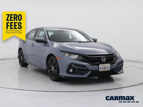 Gray 2021 Honda Civic Sport