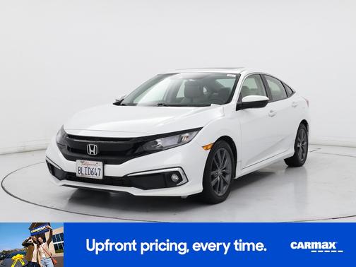 White 2019 Honda Civic EX