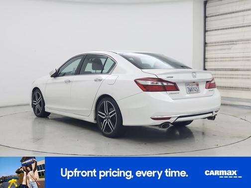 White 2017 Honda Accord Sport
