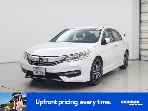 White 2017 Honda Accord Sport